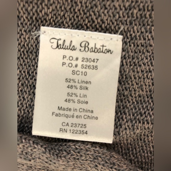 Talula Babaton Linen and Silk Cardigan - Picture 4 of 5